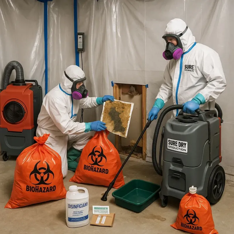 Contaminated Water Handling Protocols process in Clinton County, OH